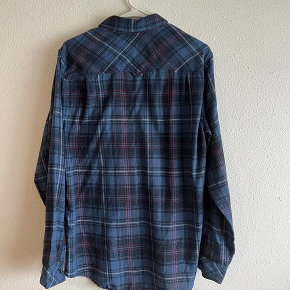 Hurley Blue and Red Plaid Shirt - Picture 3 of 5
